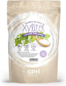 Xylitol origine Finlande GPH Diffusion 1kg - édulcorant IG bas pour recettes sans sucre raffiné
