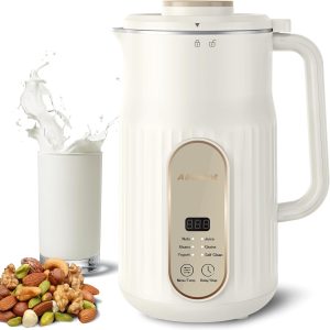 machine à lait végétal de couleur crème de la marque Alfabot